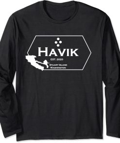 Havik Stuart Island San Juan Islands Washington Shirt Orca Long Sleeve T-Shirt